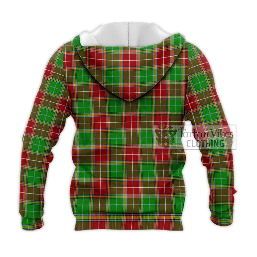 Baxter Modern Tartan Knitted Hoodie with Family Crest DNA In Me Style - Tartanvibesclothing Shop