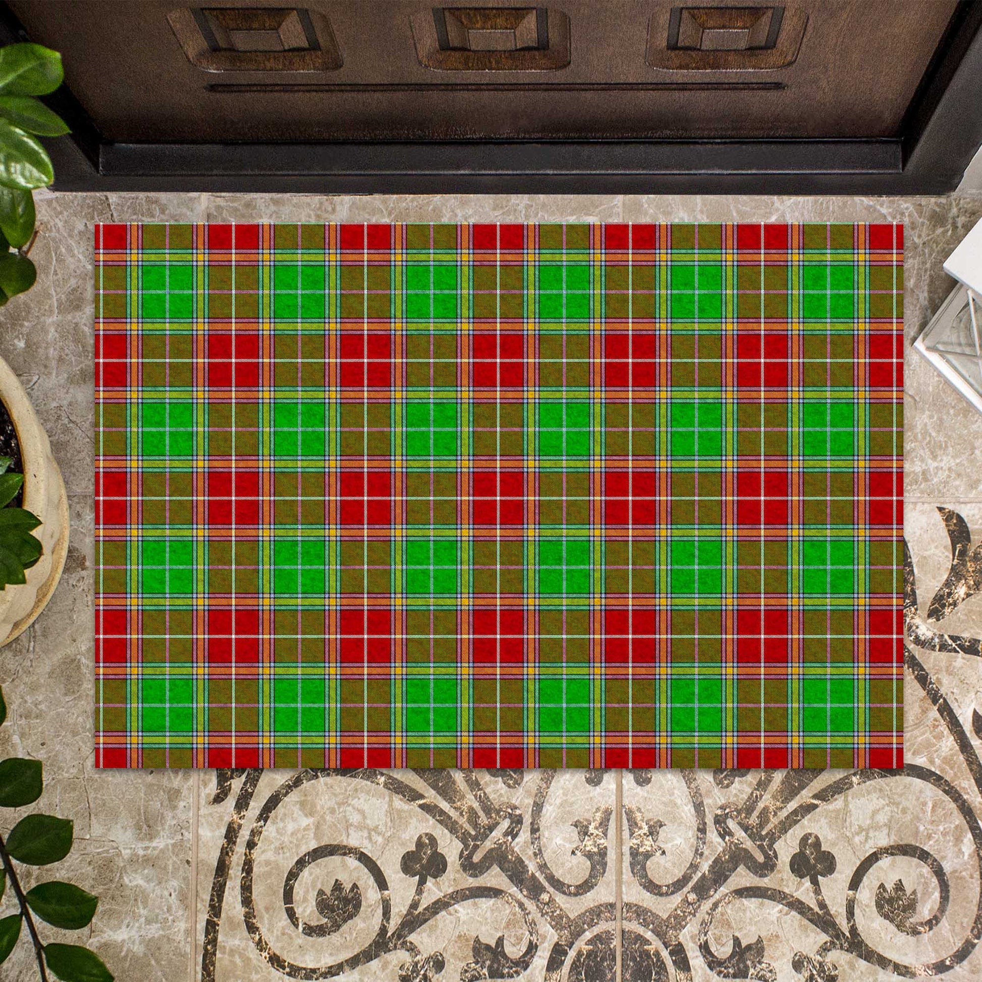 Baxter Modern Tartan Door Mat - Tartanvibesclothing