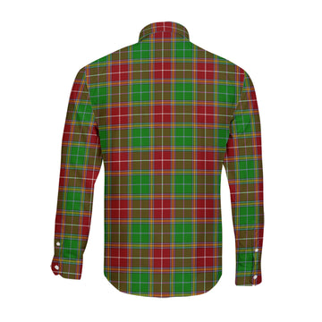 Baxter Modern Tartan Long Sleeve Button Up Shirt with Family Crest