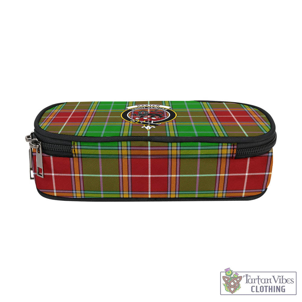 Tartan Vibes Clothing Baxter Modern Tartan Pen and Pencil Case with Family Crest