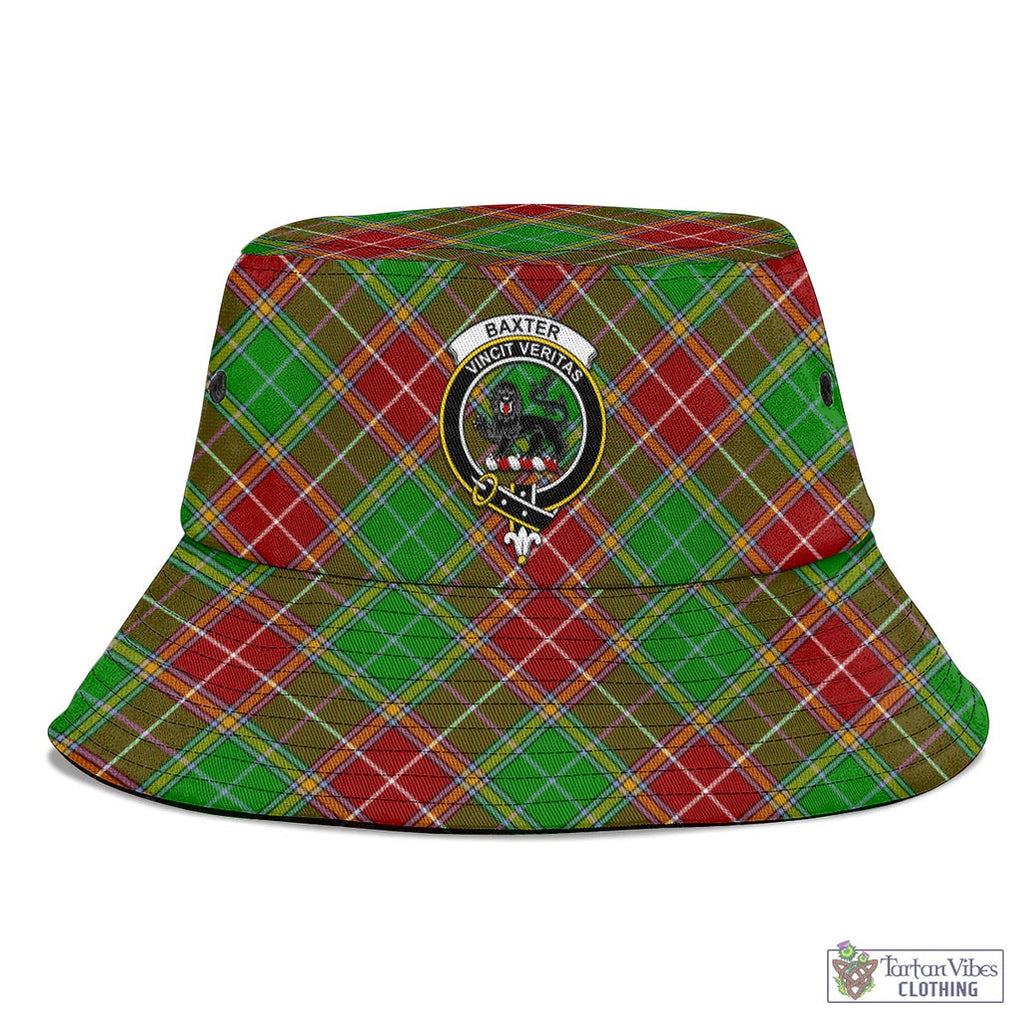 Tartan Vibes Clothing Baxter Modern Tartan Bucket Hat with Family Crest