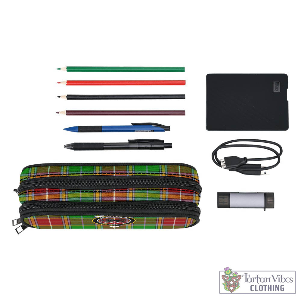 Tartan Vibes Clothing Baxter Modern Tartan Pen and Pencil Case with Family Crest