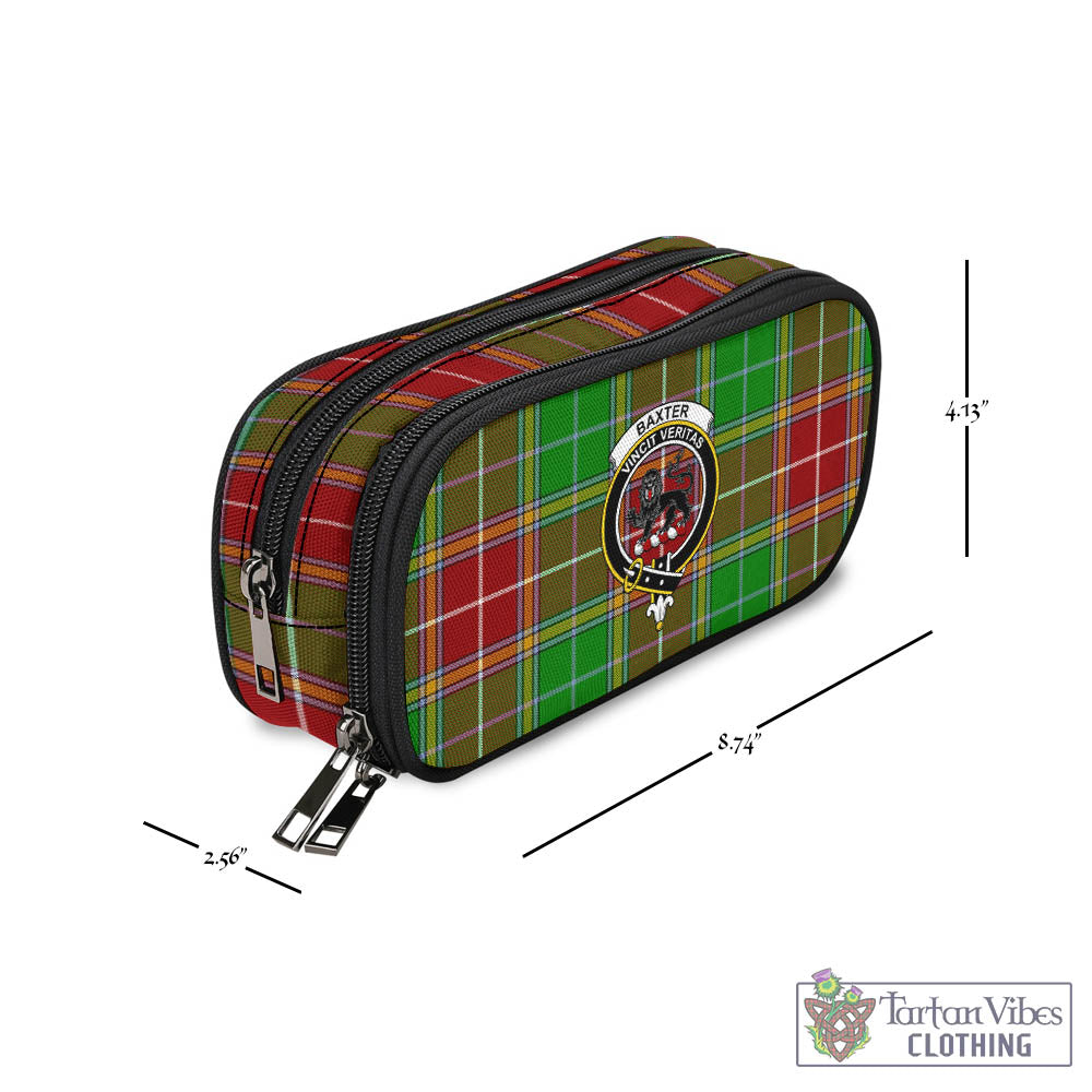 Tartan Vibes Clothing Baxter Modern Tartan Pen and Pencil Case with Family Crest