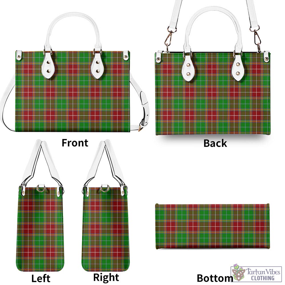 Tartan Vibes Clothing Baxter Modern Tartan Luxury Leather Handbags