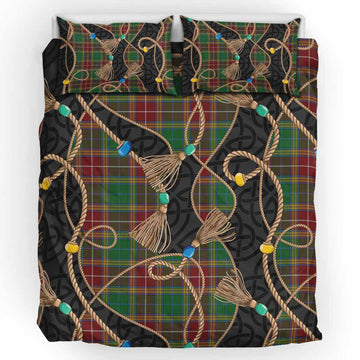 Baxter Scottish Tartan Twisted Ropes Stylized Bedding Set UK Bedding Set UK King 91*87 inch - Tartan Vibes Clothing