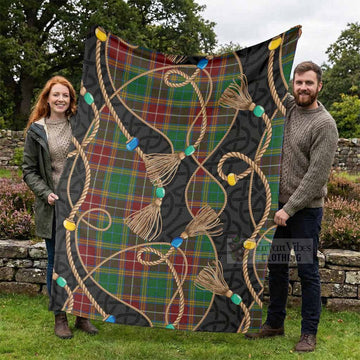 Baxter Scottish Tartan Twisted Ropes Stylized Blanket - Tartan Vibes Clothing