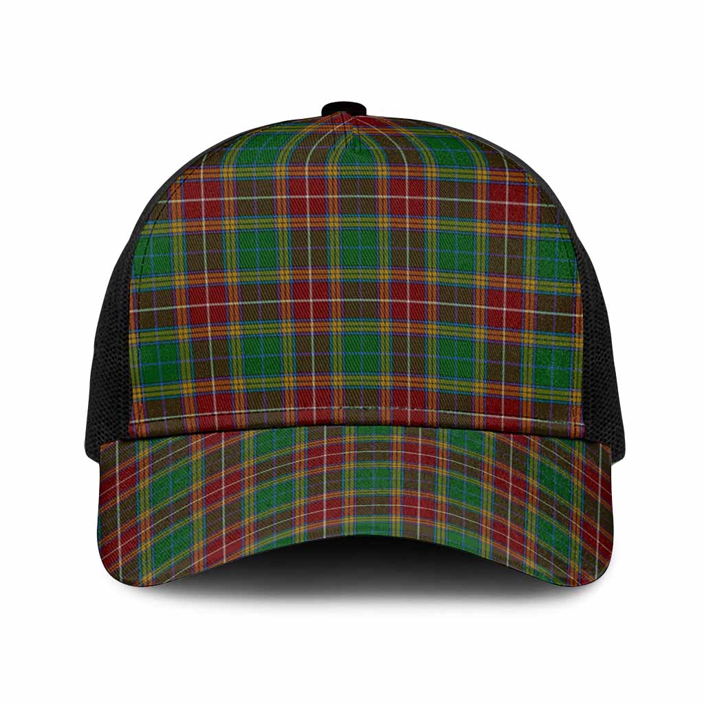 Baxter Tartan Mesh Trucker Cap One Size (Adjustable) Black - Tartan Vibes Clothing