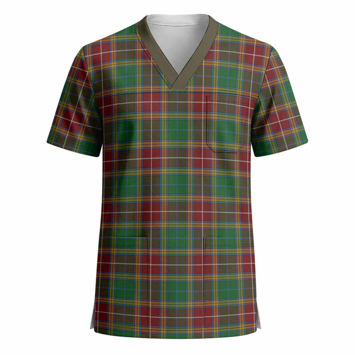 Baxter Tartan Scrub Top - Tartan Vibes Clothing