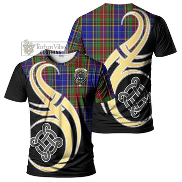 Beattie Tartan T-Shirt with Family Crest and Celtic Symbol Style Kid's Shirt - Tartan Vibes Clothing