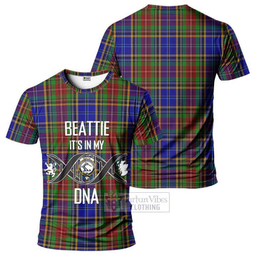 Beattie Tartan T-Shirt with Family Crest DNA In Me Style - Tartan Vibes Clothing