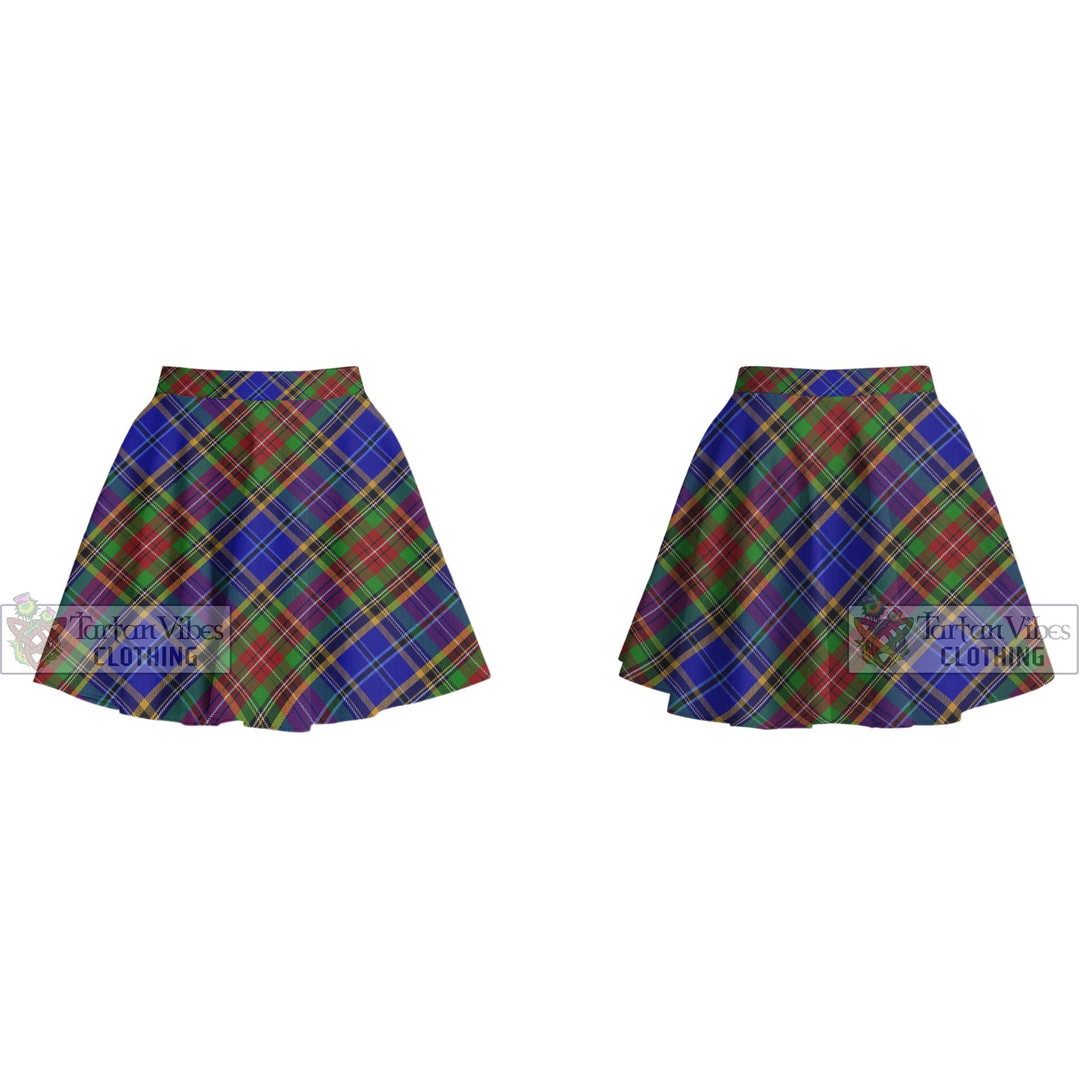 Tartan Vibes Clothing Beattie Tartan Women's Plated Mini Skirt