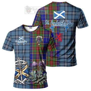 Beattie (Beatty) Tartan T-Shirt Happy St. Andrew's Day Half Tartan Style