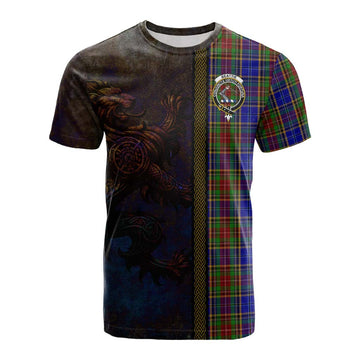 Beattie (Beatty) Tartan Family Crest Cotton T-shirt Alba Gu Brath Be Brave Lion Ancient Style Kid's Shirt - Tartan Vibes Clothing