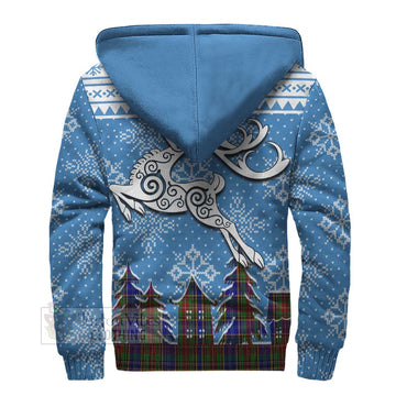 Beattie (Beatty) Clan Christmas Sherpa Hoodie Celtic Reindeer Style