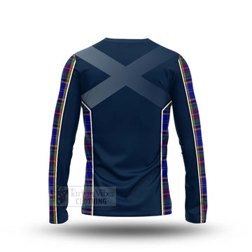 Beattie (Beatty) Tartan Long Sleeve T-Shirt with Family Crest and Scottish Thistle Vibes Sport Style - Tartan Vibes Clothing