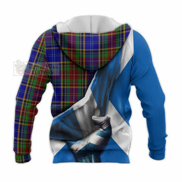 Beattie (Beatty) Tartan Knitted Hoodie with Family Crest Scotland Patriotic Style