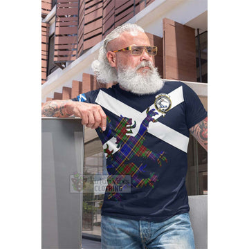 Beattie (Beatty) Tartan Lion Rampant Cotton T-shirt Proudly Display Your Heritage with Alba Gu Brath and Clan Name Men's Shirt - Tartan Vibes Clothing