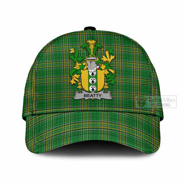 Beatty Irish Clan Tartan Classic Cap with Coat of Arms