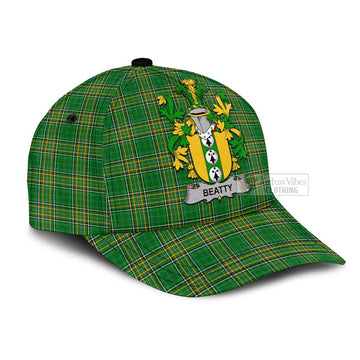 Beatty Irish Clan Tartan Classic Cap with Coat of Arms