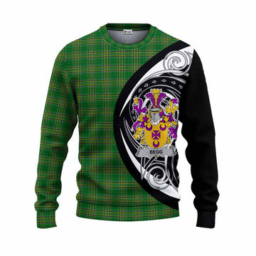 Begg Irish Clan Knitted Sweater Celtic Circle Style Unisex - Tartan Vibes Clothing