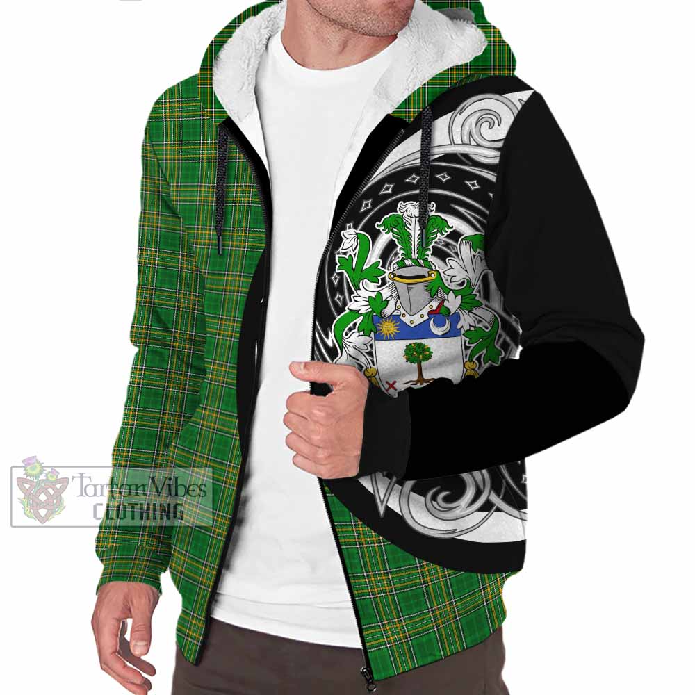Beirne Irish Clan Sherpa Hoodie Celtic Circle Style - Tartan Vibes Clothing
