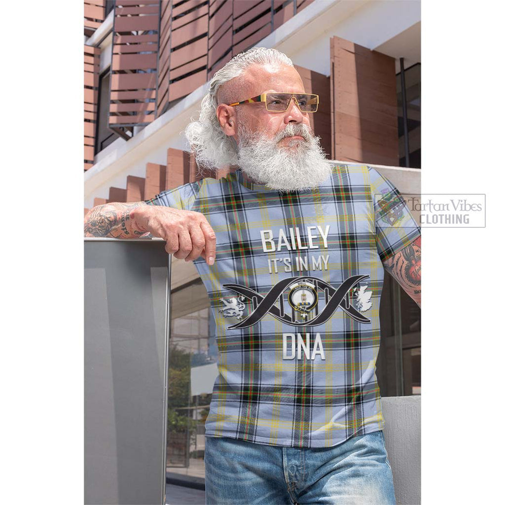 Tartan Vibes Clothing Bell Tartan Cotton T-shirt with Family Crest DNA In Me Style