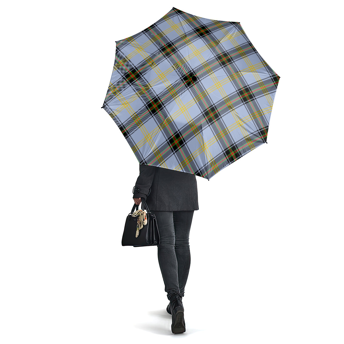 Bell Tartan Umbrella One Size - Tartanvibesclothing