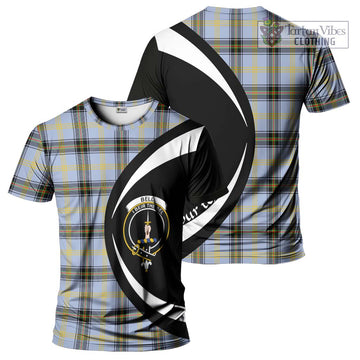Bell Tartan T-Shirt with Family Crest Circle Style Kid's Shirt - Tartan Vibes Clothing