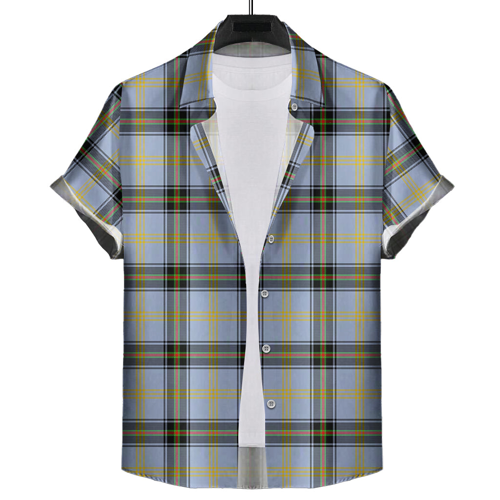 Bell Tartan Short Sleeve Button Down Shirt - Tartanvibesclothing