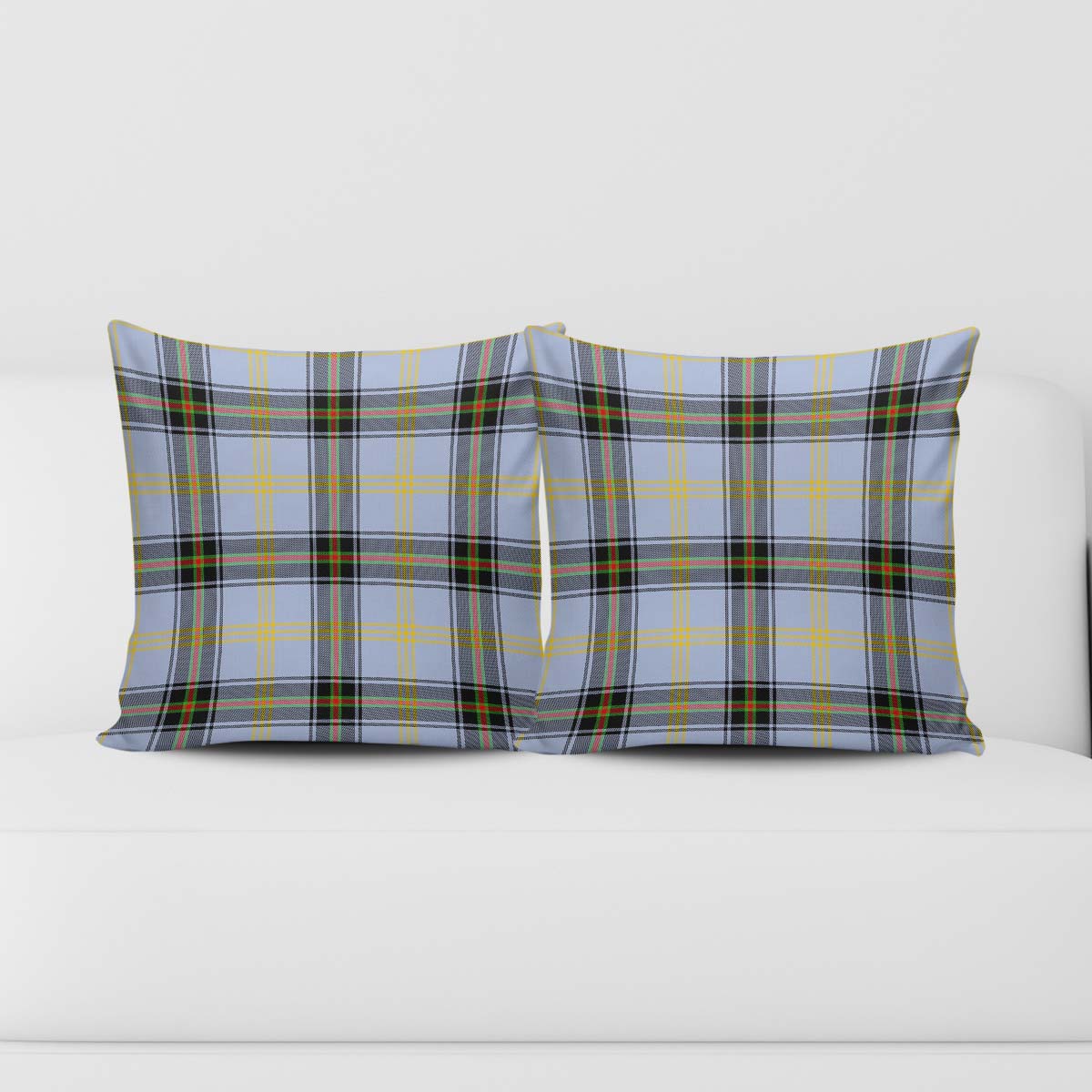 Bell Tartan Pillow Cover Square Pillow Cover - Tartanvibesclothing