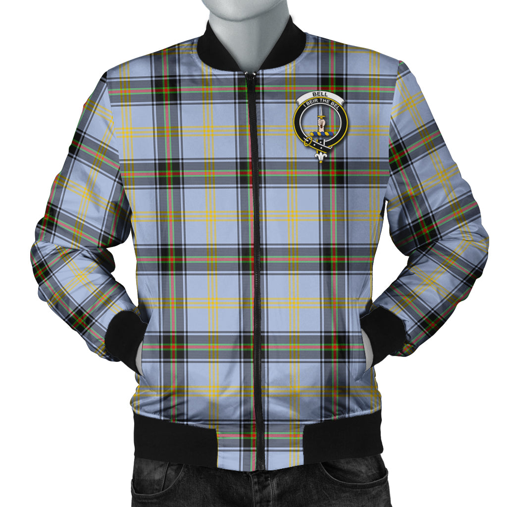 Bell Tartan Bomber Jacket with Family Crest Unisex - Tartanvibesclothing