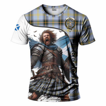Bell Crest Tartan T-Shirt Inspired by the Freedom of Scottish Warrior Kid's Shirt - Tartan Vibes Clothing