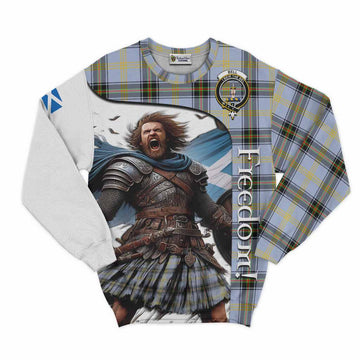 Bell Crest Tartan Sweatshirt Inspired by the Freedom of Scottish Warrior