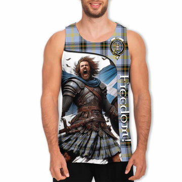 Bell Crest Tartan Men's Tank Top Inspired by the Freedom of Scottish Warrior