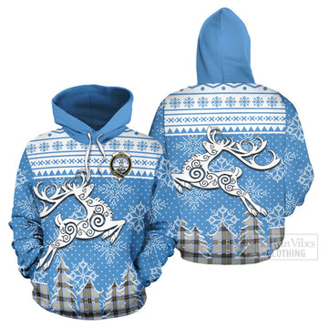 Bell Clan Christmas Hoodie Celtic Reindeer Style