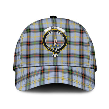 Bell Tartan Classic Cap with Family Crest