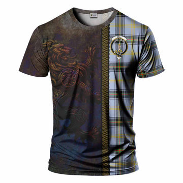 Bell Tartan Family Crest T-Shirt Alba Gu Brath Be Brave Lion Ancient Style Kid's Shirt - Tartan Vibes Clothing