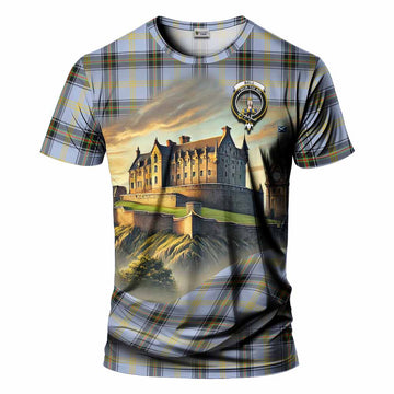 Bell Tartan Family Crest T-Shirt with Scottish Ancient Castle Style Kid's Shirt - Tartan Vibes Clothing