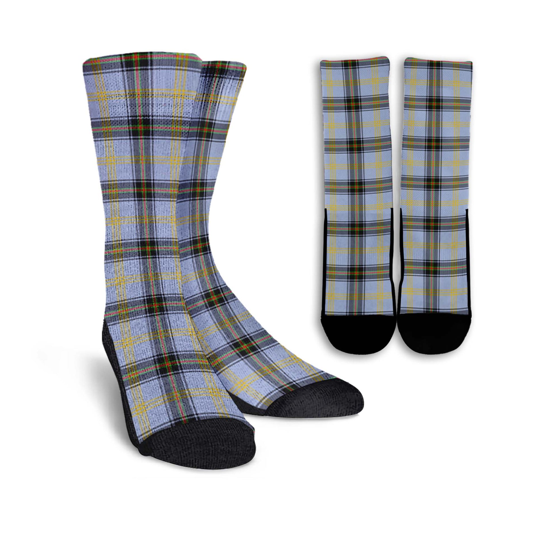 Bell Tartan Crew Socks - Tartanvibesclothing