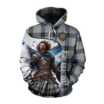 Bell Crest Tartan Cotton Hoodie Inspired by the Freedom of Scottish Warrior