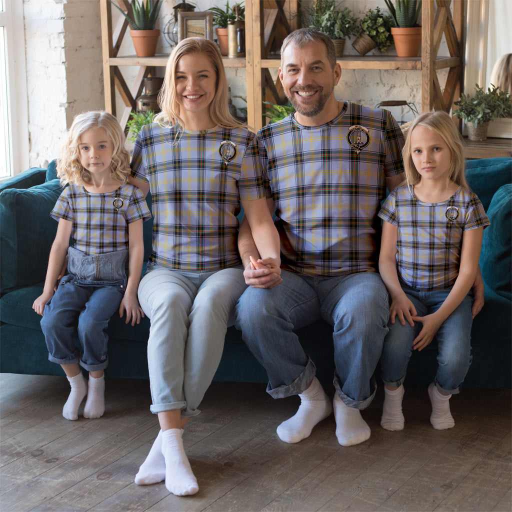 Bell Tartan T-Shirt with Family Crest Kid's Shirt - Tartan Vibes Clothing