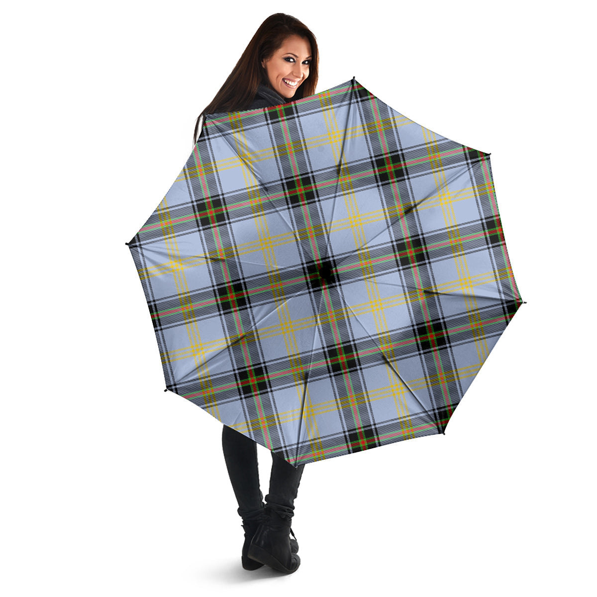 Bell Tartan Umbrella - Tartanvibesclothing