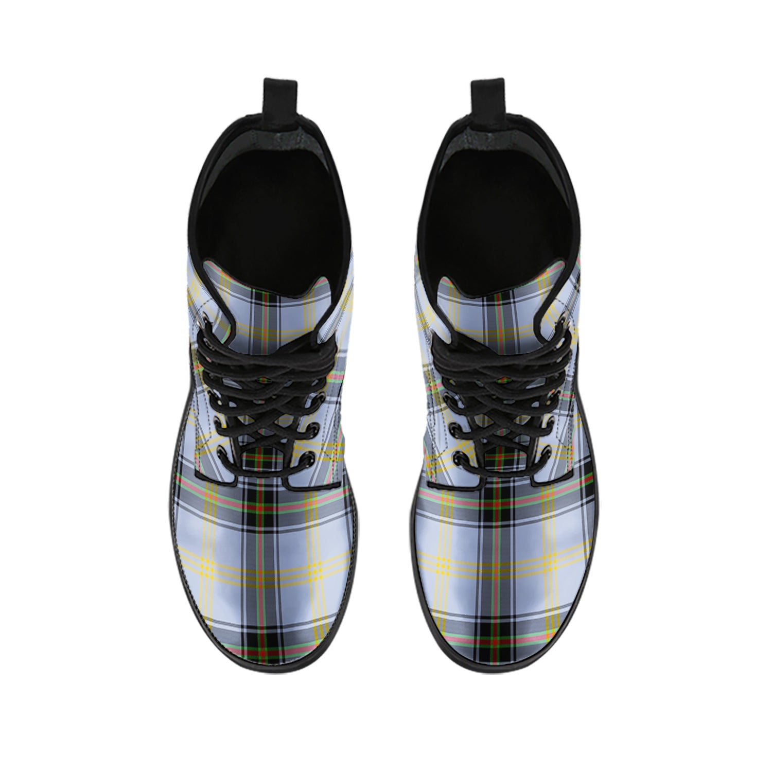 Bell Tartan Leather Boots - Tartan Vibes Clothing