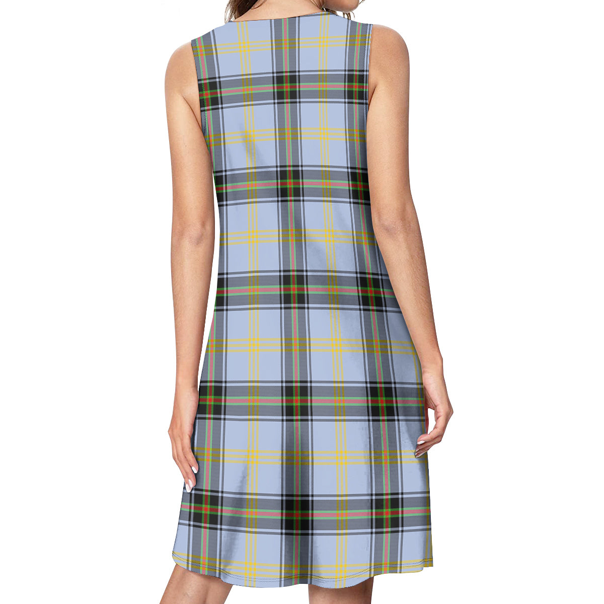 Bell Tartan Womens Casual Dresses - Tartanvibesclothing