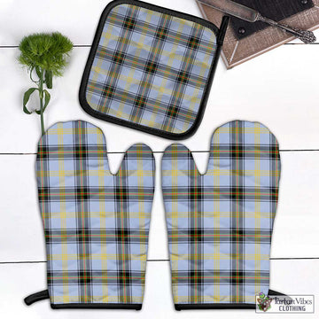 Bell Tartan Combo Oven Mitt & Pot-Holder Black - Tartan Vibes Clothing