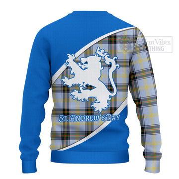 Bell Family Crest Tartan Ugly Sweater Celebrate Saint Andrew's Day in Style