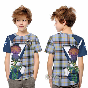 Bell Tartan Family Crest Kid T-Shirt Scottish Thistle Celtic Inspired - Tartan Vibes Clothing