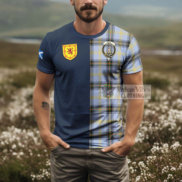 Bell Tartan T-Shirt Alba with Scottish Lion Royal Arm Half Style