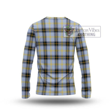 Bell Tartan Long Sleeve T-Shirt with Family Crest DNA In Me Style