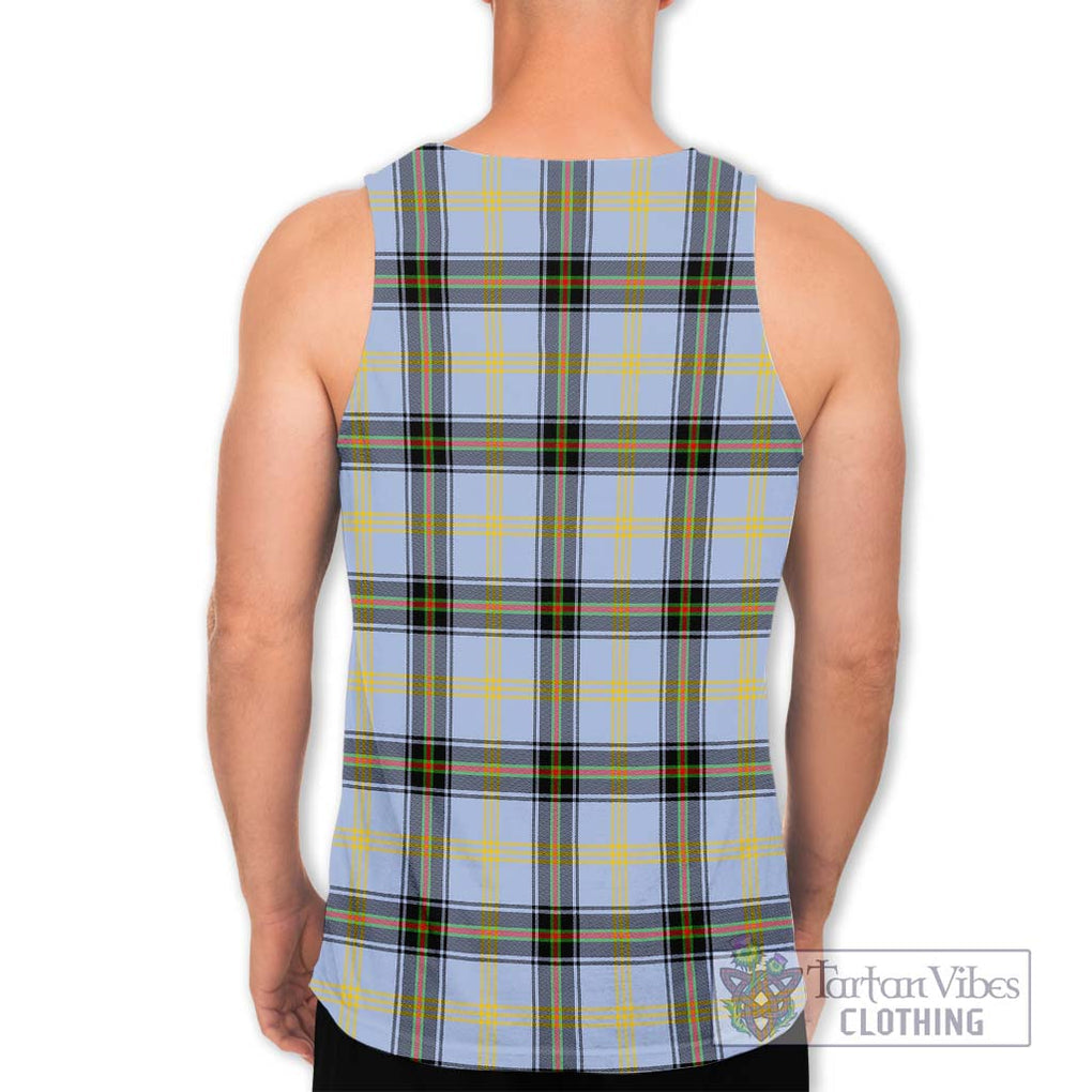 Bell Tartan Men's Tank Top with Family Crest DNA In Me Style - Tartan Vibes Clothing